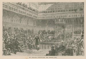 श्री Disraeli ने सुधार विधेयक पेश किया द्वारा अंग्रेजी स्कूल