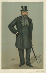 श्री मार्टिनस थ्युनिस स्टेन, पूर्व राष्ट्रपति स्टेन, 9 अगस्त, 1900, वैनिटी फेयर कार्टून द्वारा अंग्रेजी स्कूल