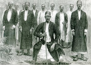 मिट्सा, युगांडा के सम्राट और अन्य प्रमुख (लिथो) (बीवी फोटो) द्वारा अंग्रेजी स्कूल