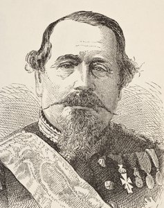 विलियम हिकमैन स्मिथ ऑब्रे (1858-1916) द्वारा &39;द नेशनल एंड डोमेस्टिक हिस्ट्री ऑफ इंग्लैंड&39; से नेपोलियन III, लंदन में प्रकाशित, c.1890 द्वारा अंग्रेजी स्कूल