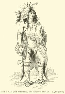 नॉट-ओ-वे (विचारक), एक इरोकॉइस इंडियन द्वारा अंग्रेजी स्कूल