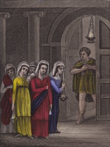 हे मैं हमेशा तैयार खड़ा रह सकता हूँ ... (रंगीन उत्कीर्णन) द्वारा अंग्रेजी स्कूल