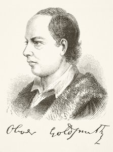 विलियम हिकमैन स्मिथ ऑब्रे (1858-1916) द्वारा &39;द नेशनल एंड डोमेस्टिक हिस्ट्री ऑफ इंग्लैंड&39; से ओलिवर गोल्डस्मिथ, लंदन प्रकाशित, c.1890 द्वारा अंग्रेजी स्कूल