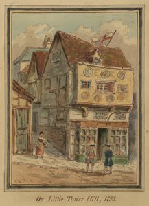 लिटिल टॉवर हिल, लंदन में, 1790 द्वारा अंग्रेजी स्कूल