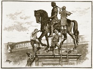 पेंटिंग किंग विलियम ब्लैक, डबलिन, 1822, इंग्लैंड के कैसल्स इलस्ट्रेटेड हिस्ट्री से चित्रण द्वारा अंग्रेजी स्कूल