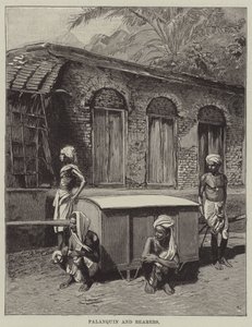 पालकी और वाहक (उत्कीर्णन) द्वारा अंग्रेजी स्कूल