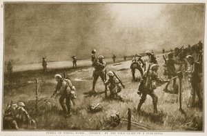 तारों के काम का प्रतिशत: एक सितारा-शेल की ठंडी चमक से जमे हुए, 1914-19 द्वारा अंग्रेजी स्कूल