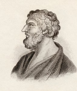 1825 में प्रकाशित &39;क्रैब्स हिस्टोरिकल डिक्शनरी&39; से माइटिलीन का पिटकस द्वारा अंग्रेजी स्कूल