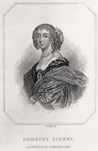 डोरोथी सिडनी का पोर्ट्रेट, सुंदरलैंड की काउंटेस, 1835 द्वारा अंग्रेजी स्कूल
