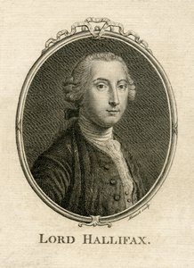 जॉर्ज मोंटागु डंक का पोर्ट्रेट, हैलिफ़ैक्स का दूसरा अर्ल (1716-71), अलीमेट द्वारा उत्कीर्ण किया गया द्वारा अंग्रेजी स्कूल