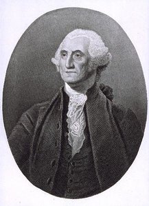 जॉर्ज वाशिंगटन का पोर्ट्रेट (1732-1799) (उत्कीर्णन) द्वारा अंग्रेजी स्कूल