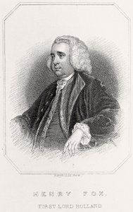 हेनरी फॉक्स का पोर्ट्रेट, 1 लॉर्ड हॉलैंड, 1835 द्वारा अंग्रेजी स्कूल