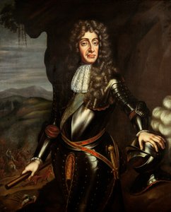कवच में जेम्स द्वितीय (1633-1701) का चित्रण