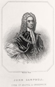 पोर्ट ऑफ जॉन कैंपबेल, ड्यूक ऑफ एर्गिल और ग्रीनविच, 1835 द्वारा अंग्रेजी स्कूल