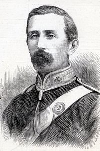 लेफ्टिनेंट-कर्नल जॉर्ज टेलर डेनिसन का पोर्ट्रेट, 1877 द्वारा अंग्रेजी स्कूल