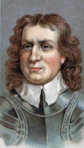 ओलिवर क्रॉमवेल का पोर्ट्रेट (1599-1658)। अंग्रेजी सैन्य और राजनेता - ओलिवियर (ओलिवर) क्रॉमवेल (1599-1658) - श्रृंखला "" लीडर्स ऑफ मेन "" से - क्रोमोलिथोग्राफी - इंग्लिश स्कूल, 20 वीं शताब्दी - द्वारा अंग्रेजी स्कूल
