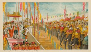 भारत-दिल्ली की विक्टोरिया महारानी की घोषणा - 1 जनवरी 1877 द्वारा अंग्रेजी स्कूल