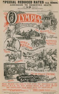 ओलंपिया के लिए प्रचार पोस्टर, 28 मार्च 1896