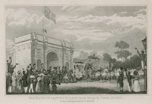 28 जून 1838 को महारानी विक्टोरिया बकिंघम पैलेस छोड़कर चली गईं द्वारा अंग्रेजी स्कूल