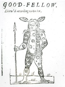 विलियम शेक्सपियर (1564-1616) (वुडकट) (बीडब्ल्यू फोटो) द्वारा &39;ए मिडसमर नाइट्स ड्रीम II.1&39; से आर। गुडफेलो द्वारा अंग्रेजी स्कूल