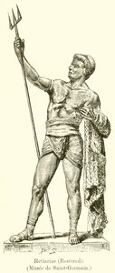 Retiarius (Restored). (Musee de Saint-Germain)  द्वारा अंग्रेजी स्कूल