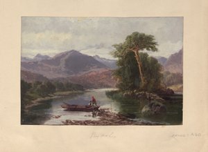 Rydal पानी (कागज पर तेल) द्वारा अंग्रेजी स्कूल