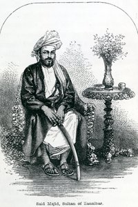 ज़ांज़ीबार के सुल्तान माजिद ने कहा (उत्कीर्णन) द्वारा अंग्रेजी स्कूल