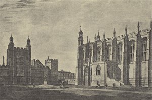 1814 में स्कूल का मैदान (गुरुत्वाकर्षण) द्वारा अंग्रेजी स्कूल