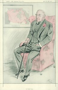 सर चार्ल्स तुपर, 30 जुलाई 1913, वैनिटी फेयर कार्टून द्वारा अंग्रेजी स्कूल