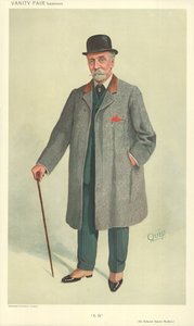 सर एडवर्ड डैनियल वॉकर, ईडी, 13 अक्टूबर 1909, वैनिटी फेयर कार्टून द्वारा अंग्रेजी स्कूल