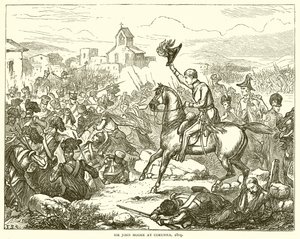 सर जॉन मूर कोरोना में, 1809 द्वारा अंग्रेजी स्कूल