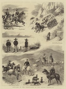 संयुक्त राज्य अमेरिका के क्षेत्रों में रेखाचित्र, II (उत्कीर्णन) द्वारा अंग्रेजी स्कूल