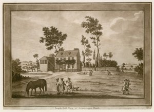 कोपेनहेगन हाउस, लंदन के दक्षिण पूर्व का दृश्य द्वारा अंग्रेजी स्कूल