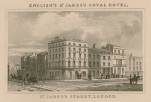 St Jamess Royal Hotel, St Jamess Street, लंदन द्वारा अंग्रेजी स्कूल
