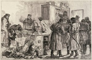 16 अप्रैल 1887 को &39;द इलस्ट्रेटेड लंदन न्यूज&39; से सेंट पीटर्सबर्ग पुलिस ने एक निहिलिस्ट प्रिंटिंग प्रेस की खोज की द्वारा अंग्रेजी स्कूल