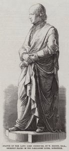 डब्ल्यू ब्रॉडी, आरएसए द्वारा स्वर्गीय लॉर्ड कॉकबर्न की प्रतिमा, हाल ही में संसद भवन, एडिनबर्ग (उत्कीर्णन) में रखी गई है द्वारा अंग्रेजी स्कूल