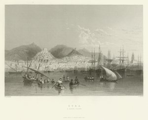 साइरा, एक ग्रीक द्वीप, 1837 द्वारा अंग्रेजी स्कूल