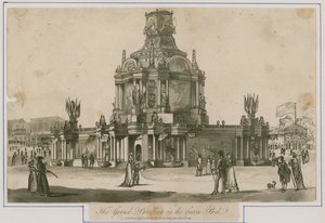 1814 की शांति के लिए कॉनकॉर्ड का मंदिर बनाया गया द्वारा अंग्रेजी स्कूल