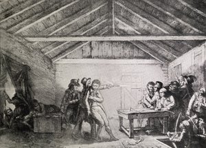 23 फरवरी, 1820 को कैटो स्ट्रीट कंस्पिरेटर्स की गिरफ्तारी द्वारा अंग्रेजी स्कूल