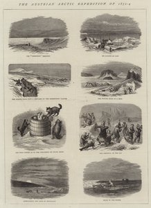 1872-4 का ऑस्ट्रियाई आर्कटिक अभियान (उत्कीर्णन) द्वारा अंग्रेजी स्कूल