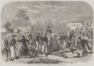 "डोसेह," काहिरा में एक वार्षिक धार्मिक समारोह (उत्कीर्णन) द्वारा अंग्रेजी स्कूल