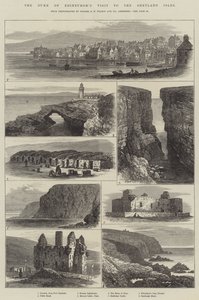 ड्यूक ऑफ एडिनबर्ग की शेटलैंड द्वीपों की यात्रा (उत्कीर्णन) द्वारा अंग्रेजी स्कूल