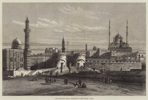 मिस्र का संकट, गढ़ में प्रवेश, काहिरा (उत्कीर्णन) द्वारा अंग्रेजी स्कूल