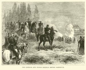 सारब्रुक से पहले सम्राट और राजकुमार इंपीरियल, अगस्त 1870 द्वारा अंग्रेजी स्कूल