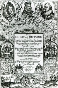 वर्जीनिया, नई इंग्लैंड और ग्रीष्मकालीन द्वीप समूह, 1624 का सामान्य इतिहास द्वारा अंग्रेजी स्कूल
