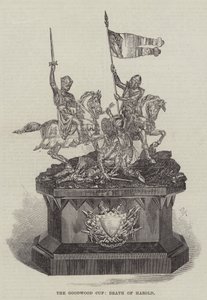 द गुडवुड कप, डेथ ऑफ हेरोल्ड (उत्कीर्णन) द्वारा अंग्रेजी स्कूल