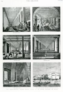 इंडो-चाइनीज ओपियम ट्रेड: नोट्स ऑन पटना, द ग्राफिक, 1882 से लिया गया द्वारा अंग्रेजी स्कूल