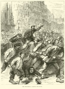 विद्रोहियों ने बंदूकें जब्त कर लीं, मार्च 1871 द्वारा अंग्रेजी स्कूल
