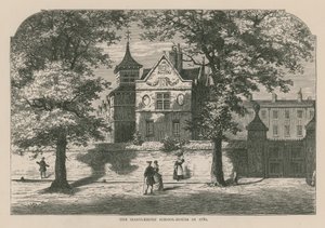 1780 में मैरीलेबोन स्कूल हाउस द्वारा अंग्रेजी स्कूल