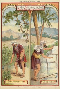 मसीह के दृष्टान्त: दो पुत्रों का दृष्टान्त (क्रोमोलिथो) द्वारा अंग्रेजी स्कूल